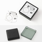 MIDORI Paintable Stamp Clock