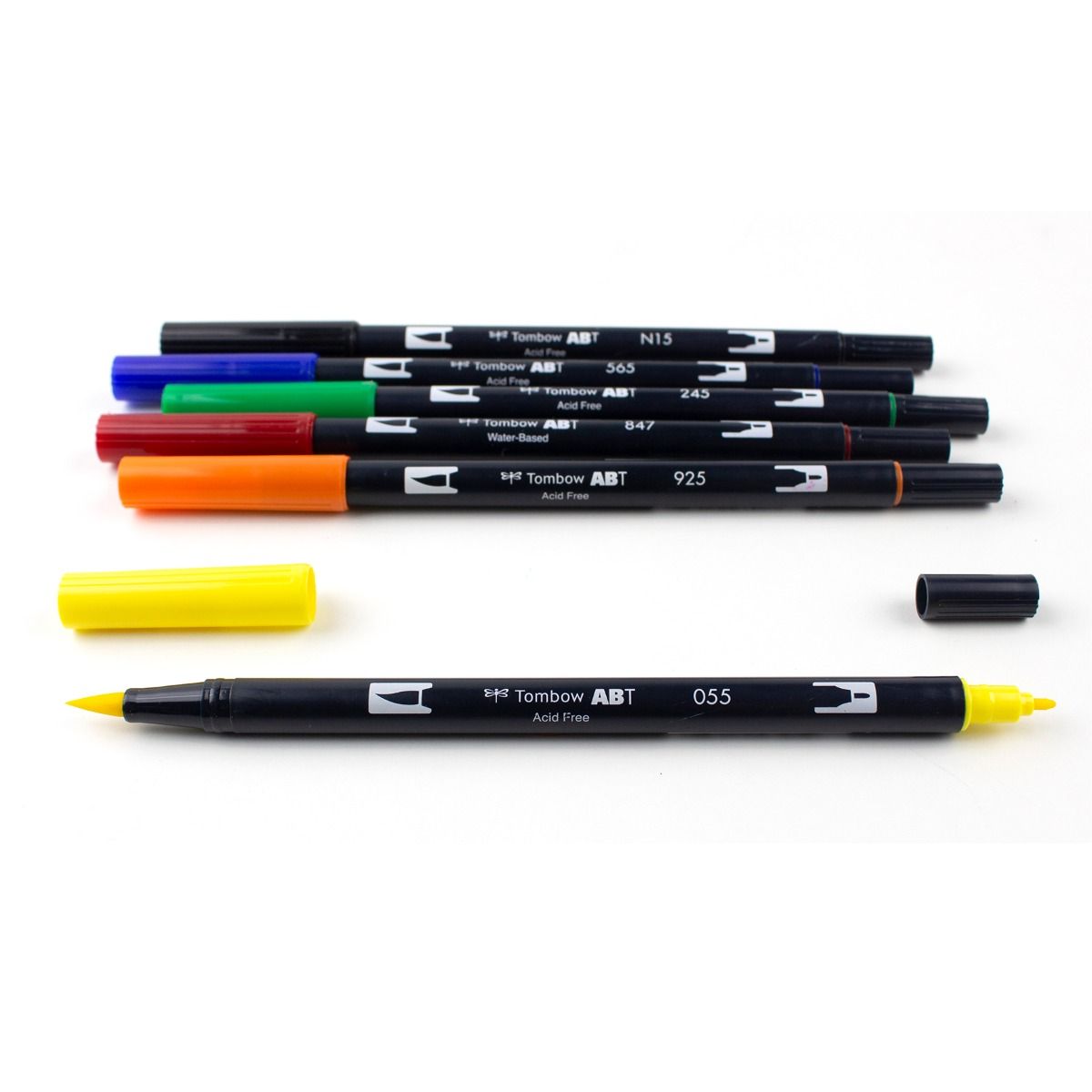 TOMBOW ABT Dual Brush Pen Set 6s Bright