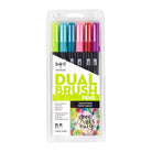 TOMBOW ABT Dual Brush Pen Set 6s Tropical