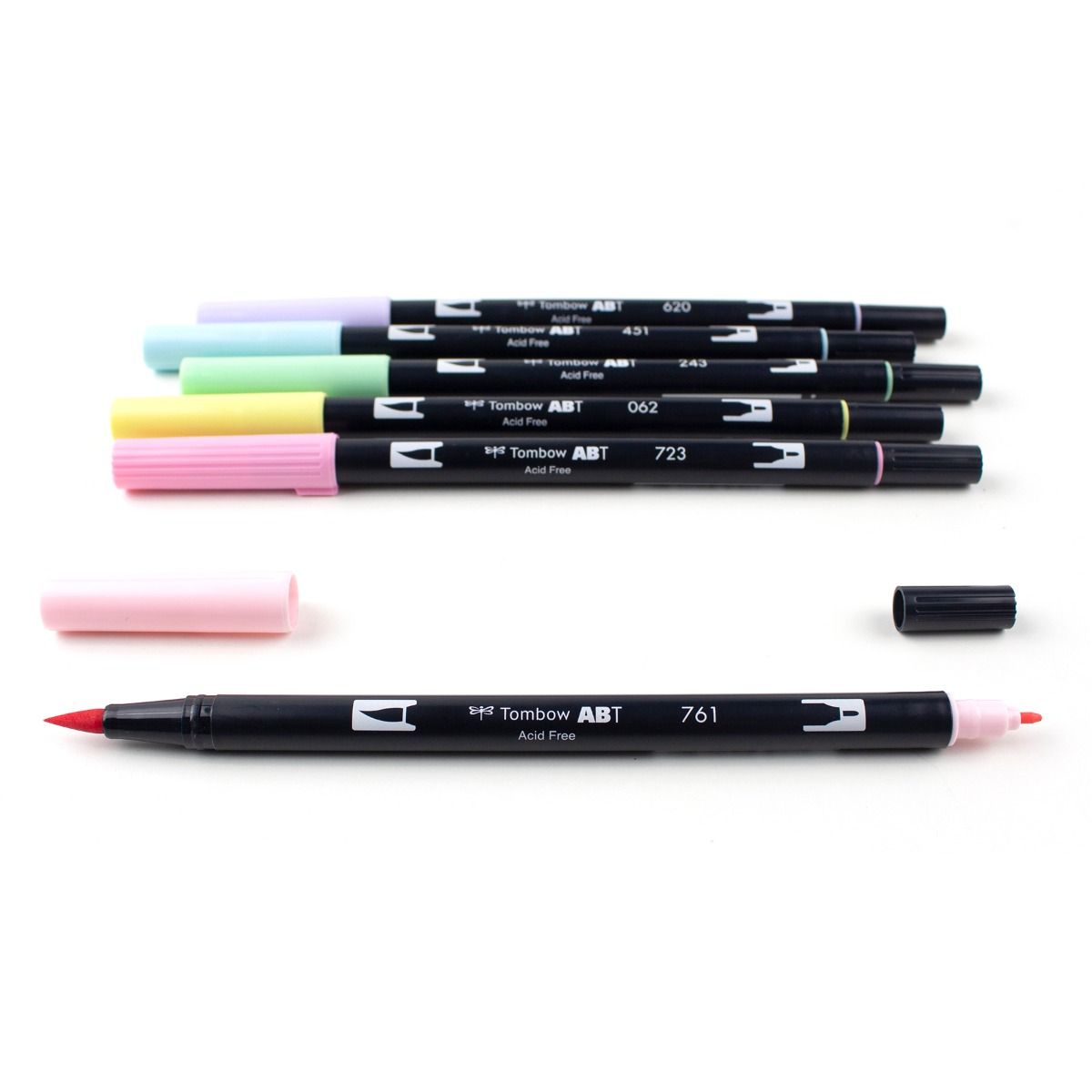 TOMBOW ABT Dual Brush Pen Set 6s Pastel