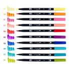 TOMBOW ABT Dual Brush Pen Set 10s Retro