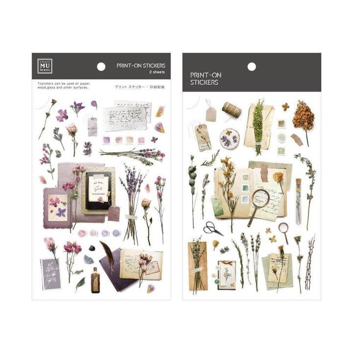 MU Print-On Sticker 2s 140-Flower Collection in No