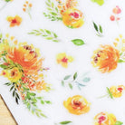 MU Print-On Sticker 2s 143-Gold Flowers In Bloom