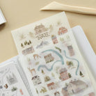 MU Sticker Sheet Folder Lilac Purple