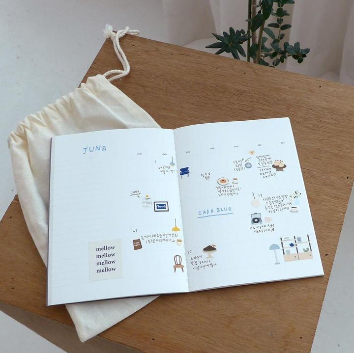 SUATELIER Stickers No.1108: Caf¨¦ Blue
