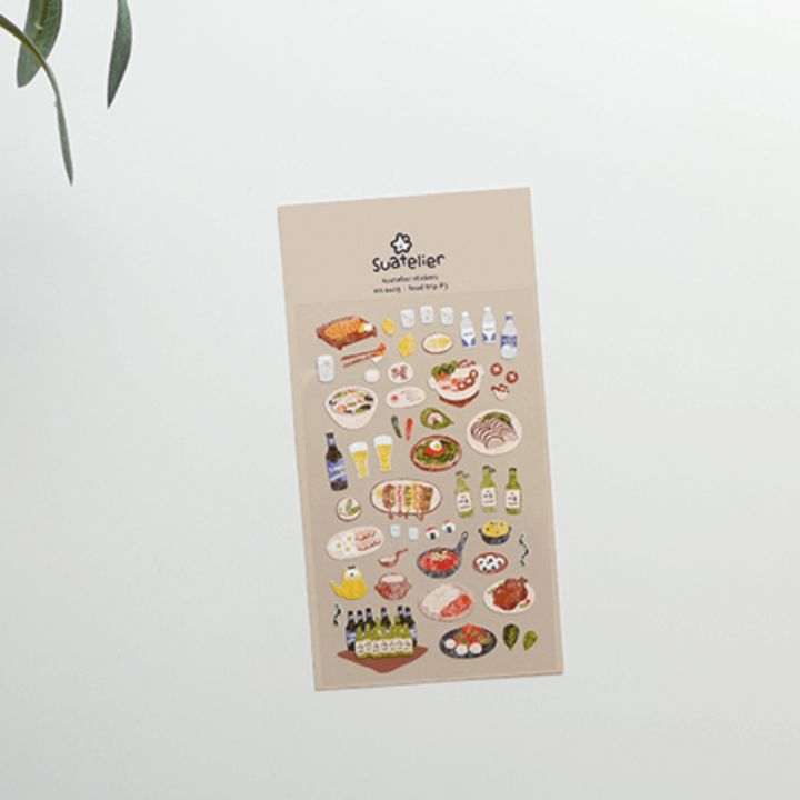 SUATELIER Stickers No.1109: Food Trip III