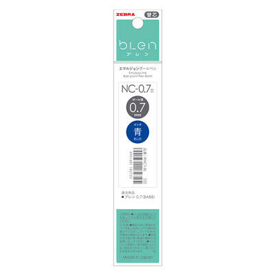 ZEBRA Ball Pen Refill NC 0.7mm Blue