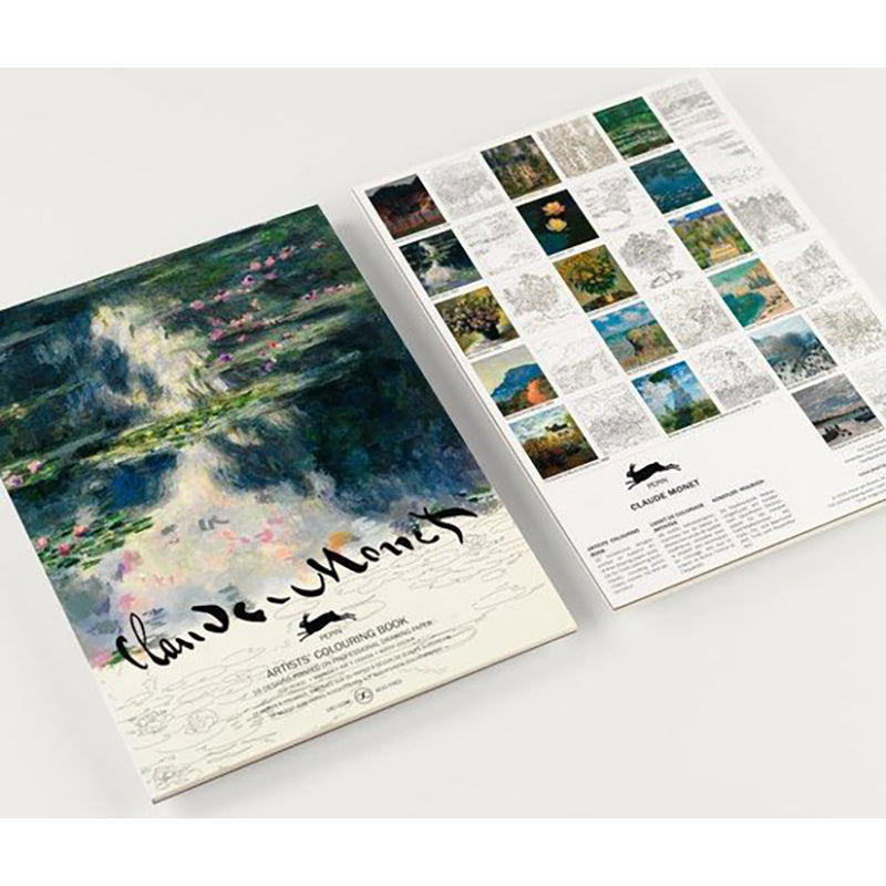 PEPIN Artists' Colouring Book Claude Monet 1206823