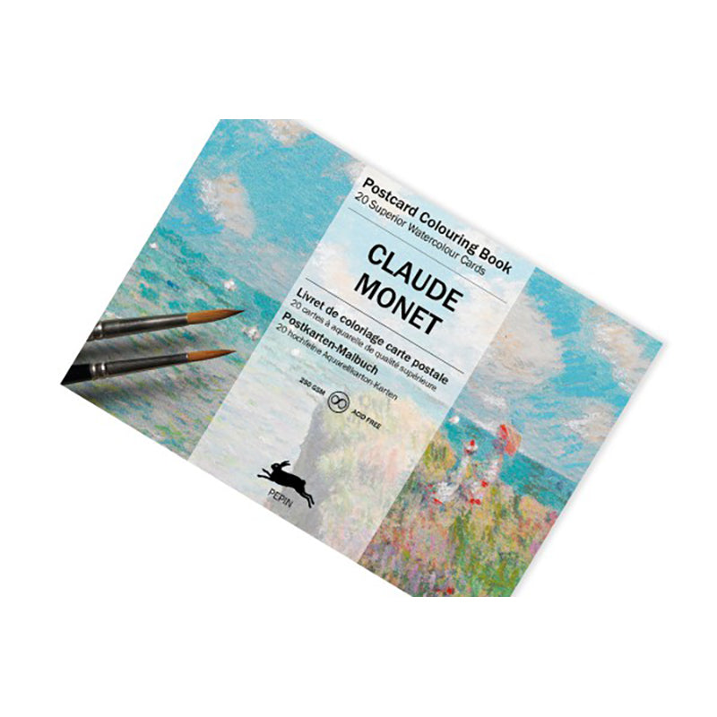PEPIN Postcard Colouring Book Claude Monet