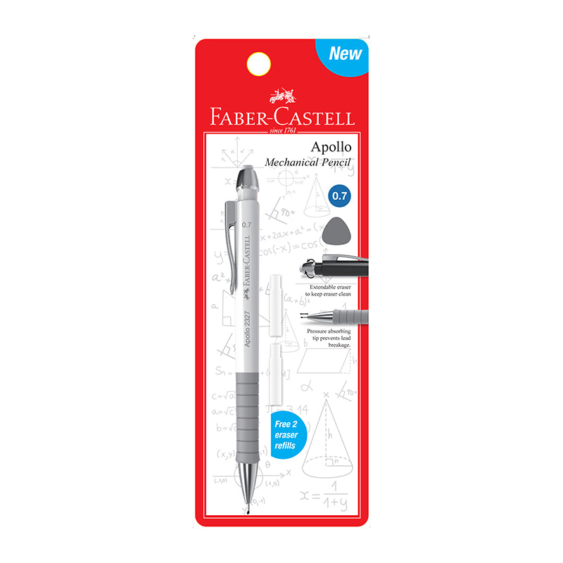 FABER-CASTELL Mechanical Pencil 232793 Apollo 0.7mm 1s White Default Title