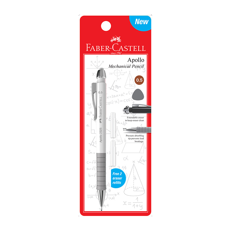 FABER-CASTELL Mechanical Pencil 232593 Apollo 0.5mm 1s White Default Title