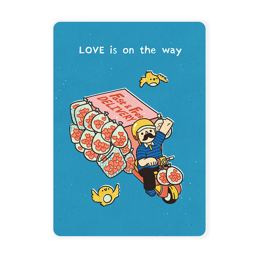 LOKAMADE Postcard MSP67:Love is on the Way Default Title