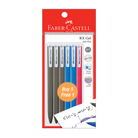 FABER-CASTELL RX Gel 0.7mm 540889 3Black+2Blue+1Red Default Title