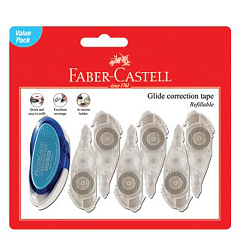 FABER-CASTELL Glide Corrector 169109 1 + 6 refills Default Title