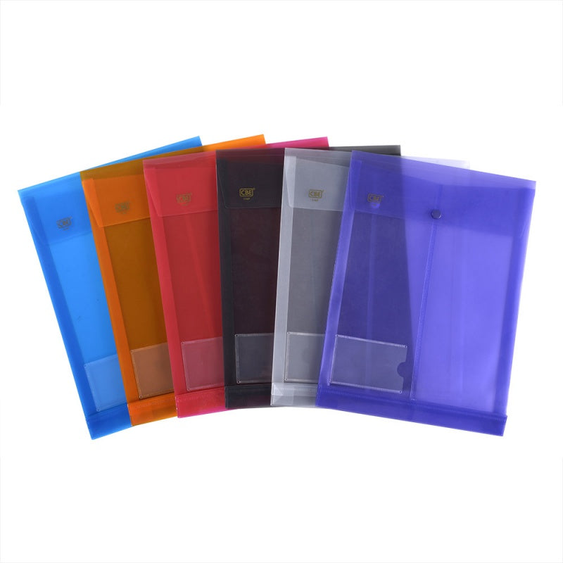 CBE Document Holder 114P A4 w/Button White