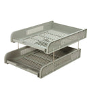 CBE ABS Document Tray 8012 2-Tier Grey