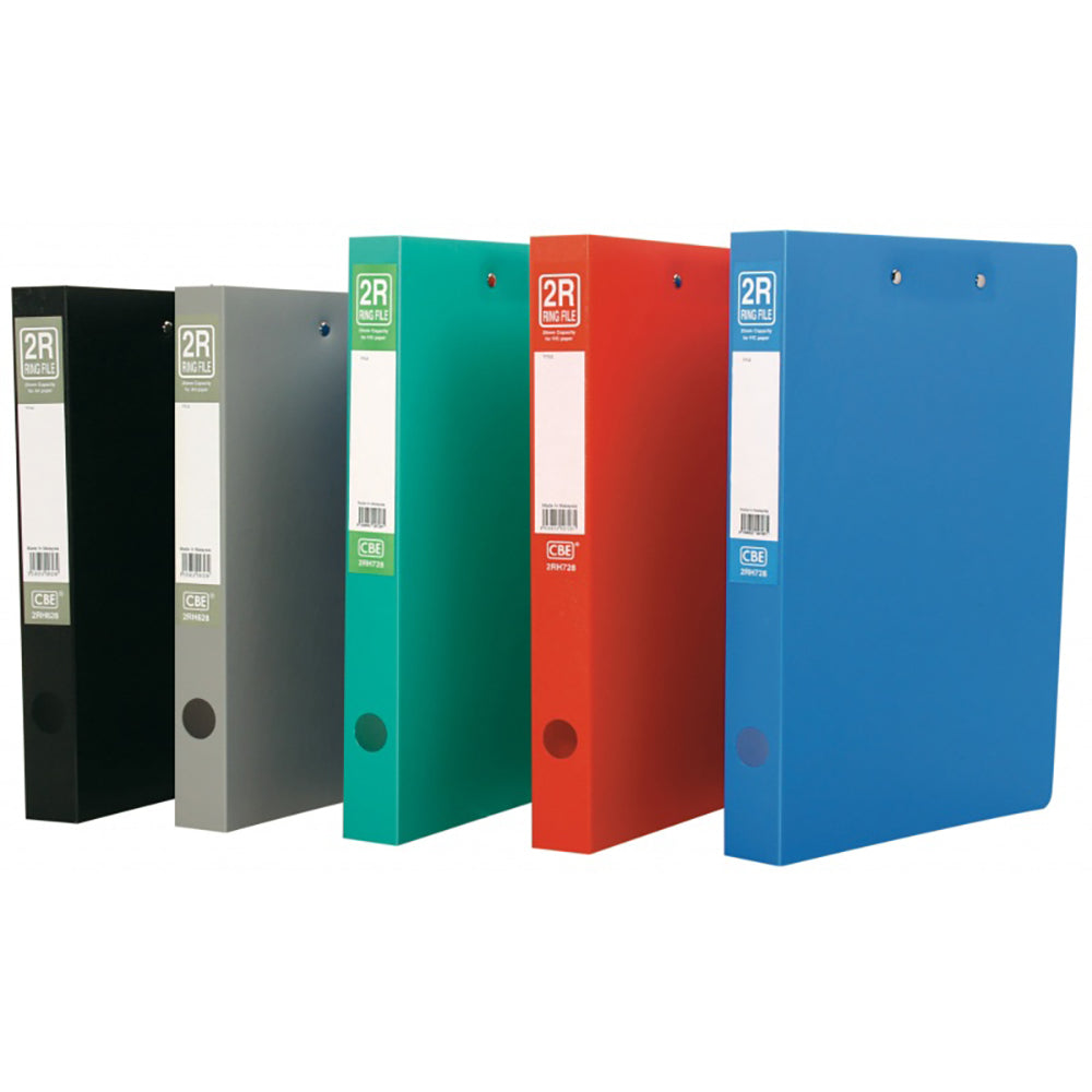 CBE 2O Ring File 2RH628 A4-PP 25mm 5Cols Blue