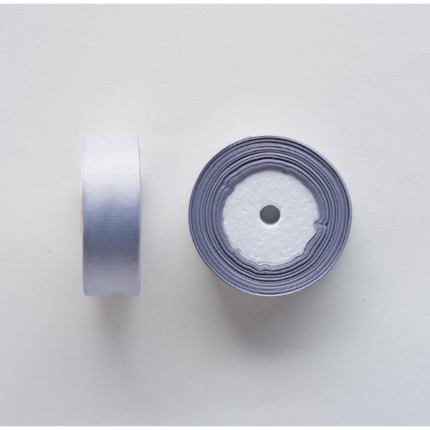 Grosgrain Ribbon 25mm 077 Silver