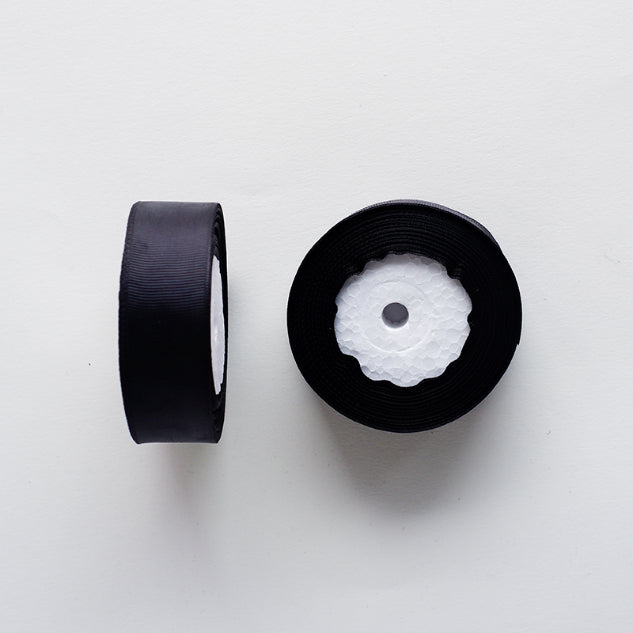 Grosgrain Ribbon 25mm 080 Black