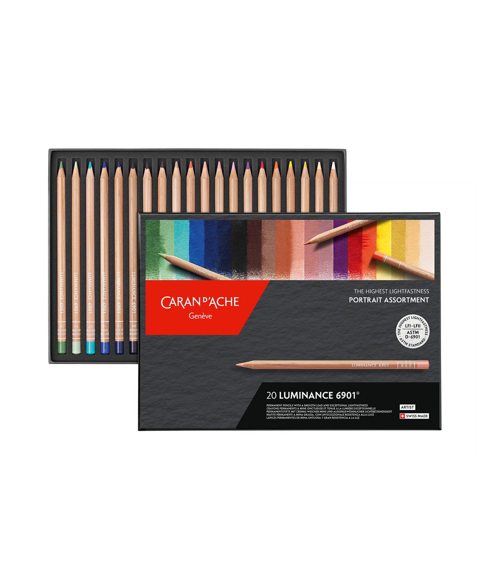 CARAN d'ACHE Luminance 6901 Box of 20 Potrait Asst Default Title