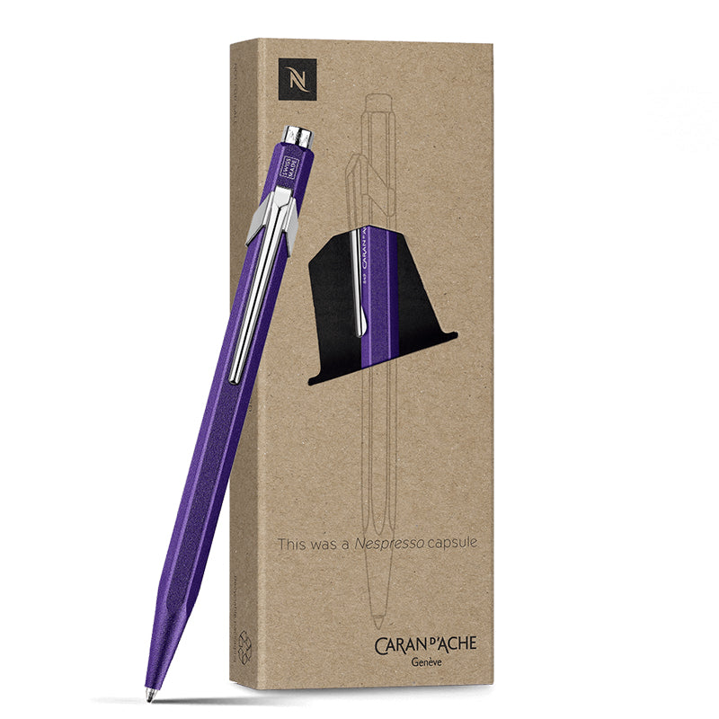 CARAN D'ACHE 849 Ball Pen x Nespresso Limited Edition 3-Dark Purple Default Title
