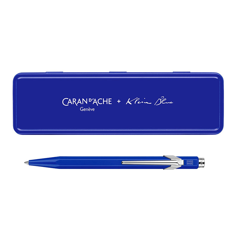 CARAN d'ACHE 849 Ball Pen x Klein Blue LE with metal cas Default Title