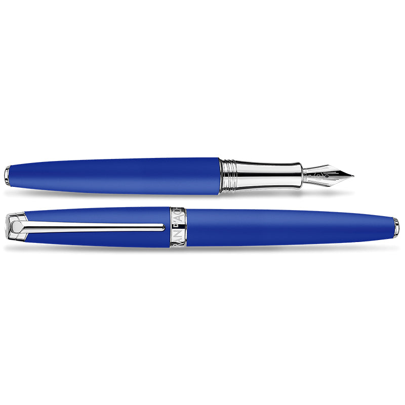 CARAN D'ACHE Leman x Klein Blue Limited Edition Fountain Pen with Inkwell Default Title