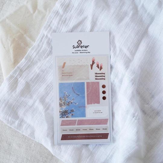 SUATELIER Stickers No.1110 Blooming Day