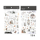 MU Print-on Sticker 2s 154-Silver Christmas Night