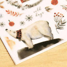 MU Print-on Sticker 2s 154-Silver Christmas Night
