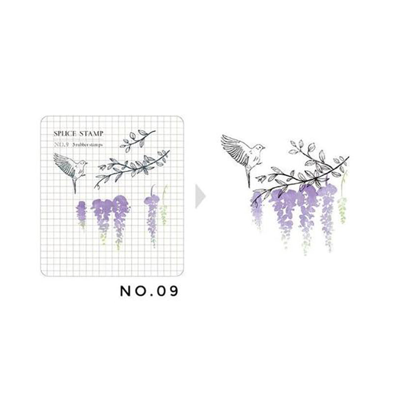 MU Botanical Clear Stamp Set No.9