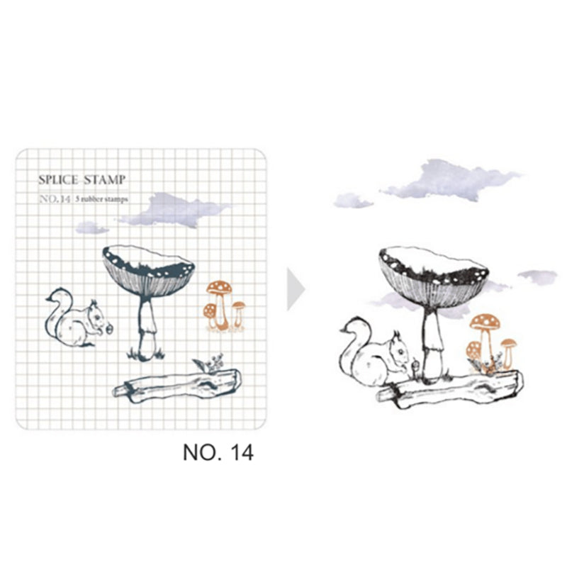 MU Botanical Clear Stamp Set No.14