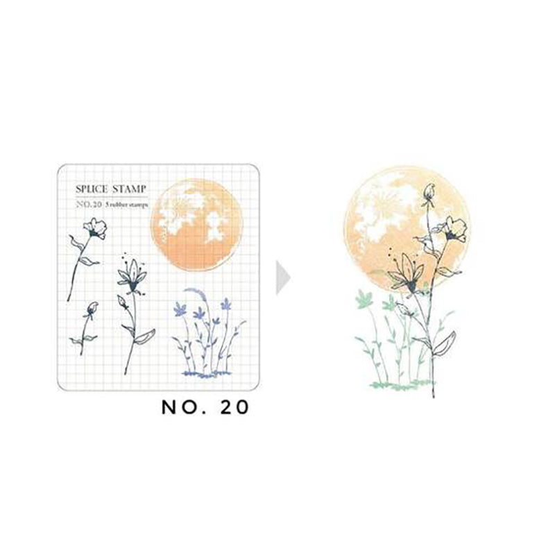 MU Botanical Clear Stamp Set No.20