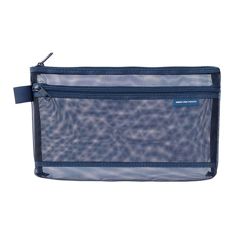MIDORI Mesh Pen Pouch LE Navy