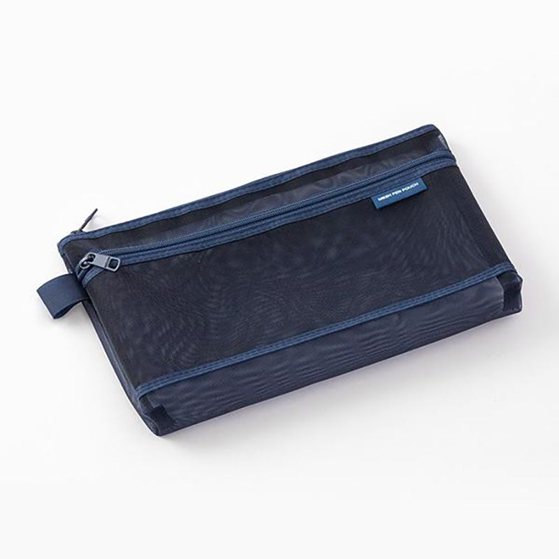 MIDORI Mesh Pen Pouch LE Navy