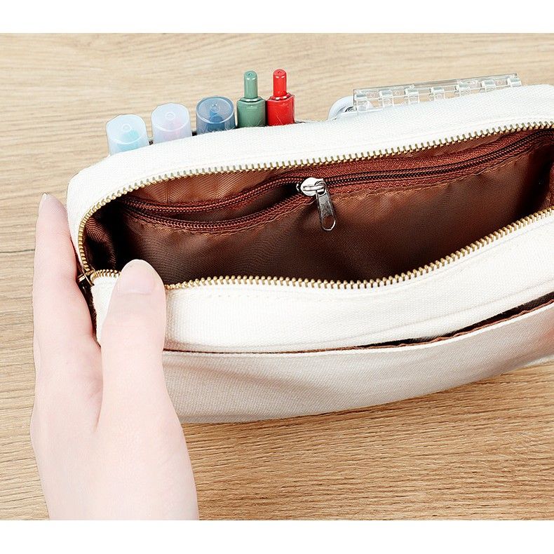 KOKUYO a little special Bag-In-Bag Pouch L L.Sand Default Title