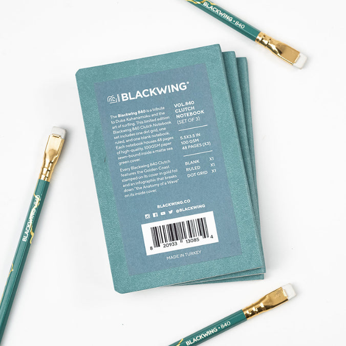 BLACKWING Clutch Set of 3 Volumes 840 Mixed Sea Green