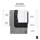 BLACKWING Slate Notebook Medium Matte Grey Dot Grid Default Title