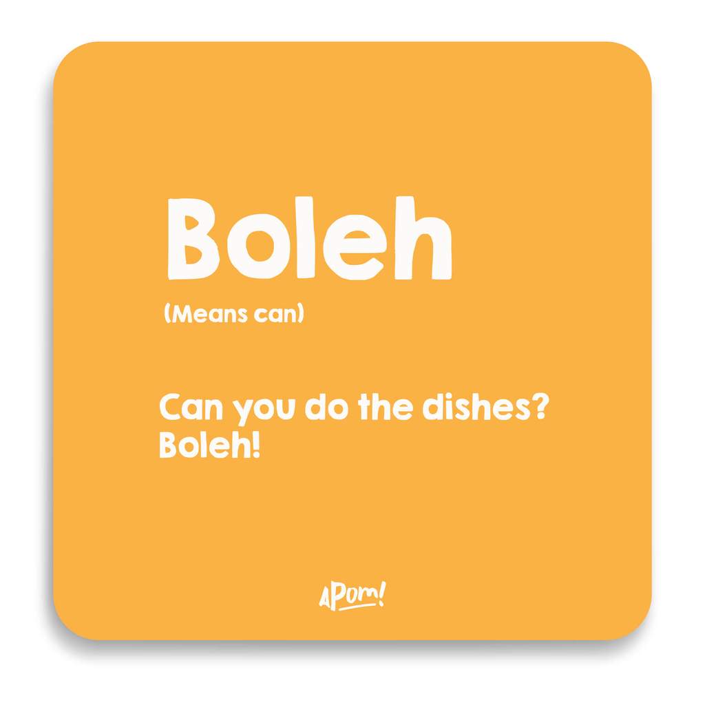 APOM Coaster Slang-Boleh
