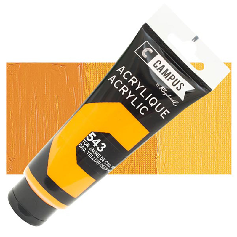 CAMPUS Acrylic 100ml 543 Cadmium Yellow Deep Hue