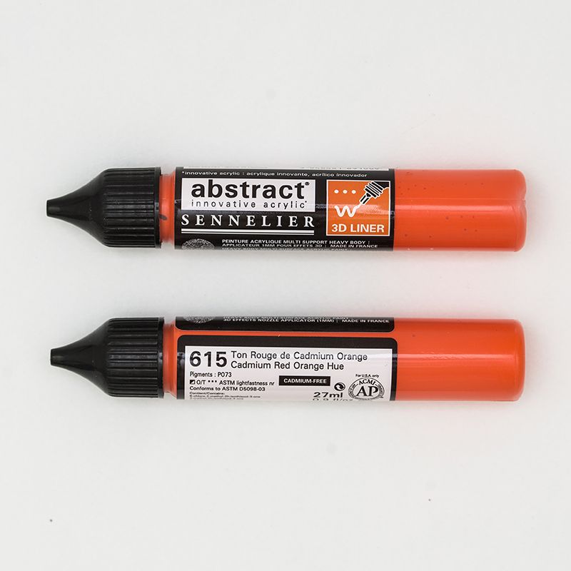 SENNELIER abstract Liners 27ml 615 Cadmium Red Orange Hue