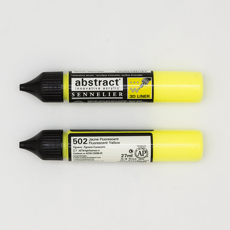 SENNELIER abstract Liners 27ml 502 Fluorescent Yellow