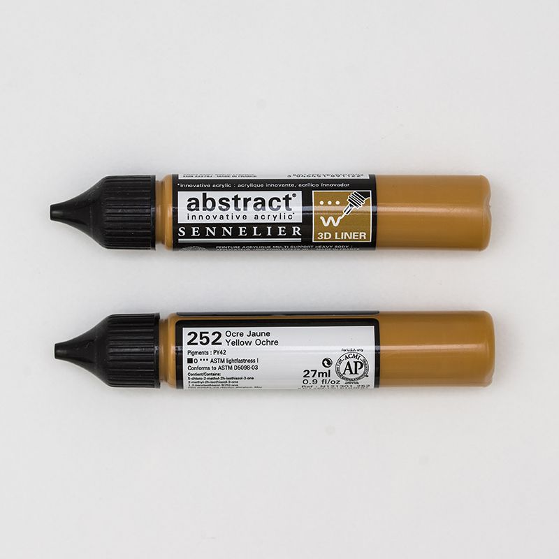 SENNELIER abstract Liners 27ml 252 Yellow Ochre