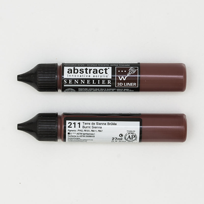 SENNELIER abstract Liners 27ml 211 Burnt Sienna