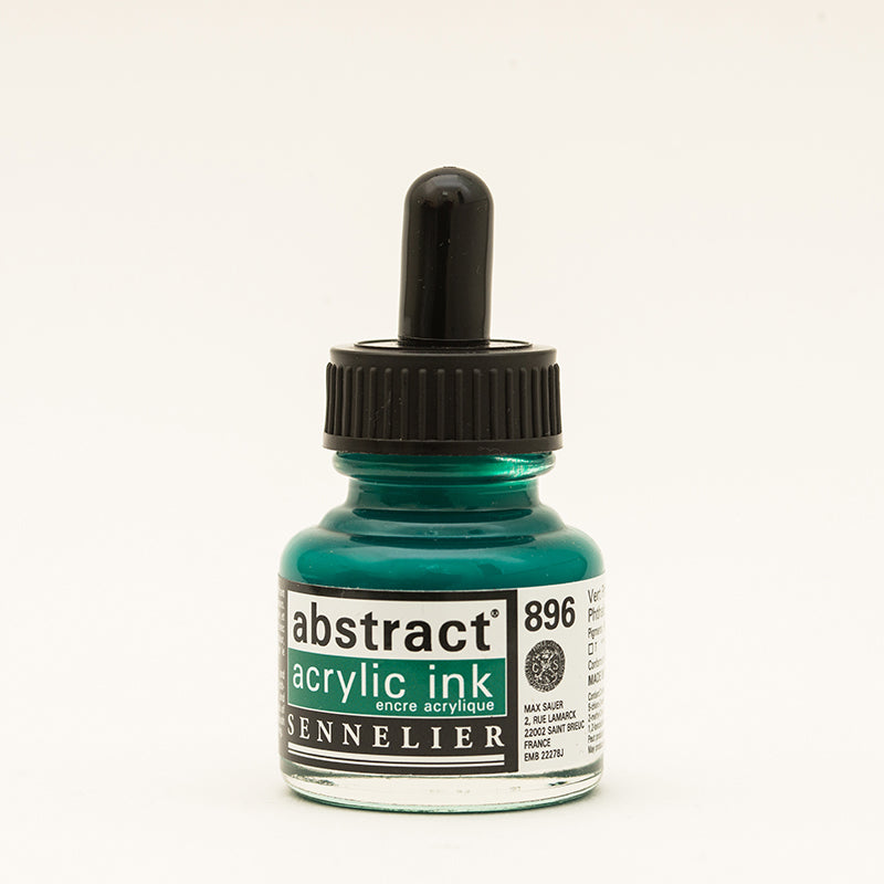 SENNELIER abstract Ink 30ml 896 Phthalo Green