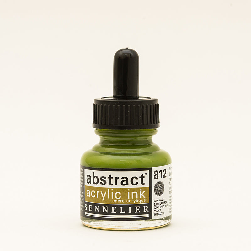 SENNELIER abstract Ink 30ml 812 Light Olive Green