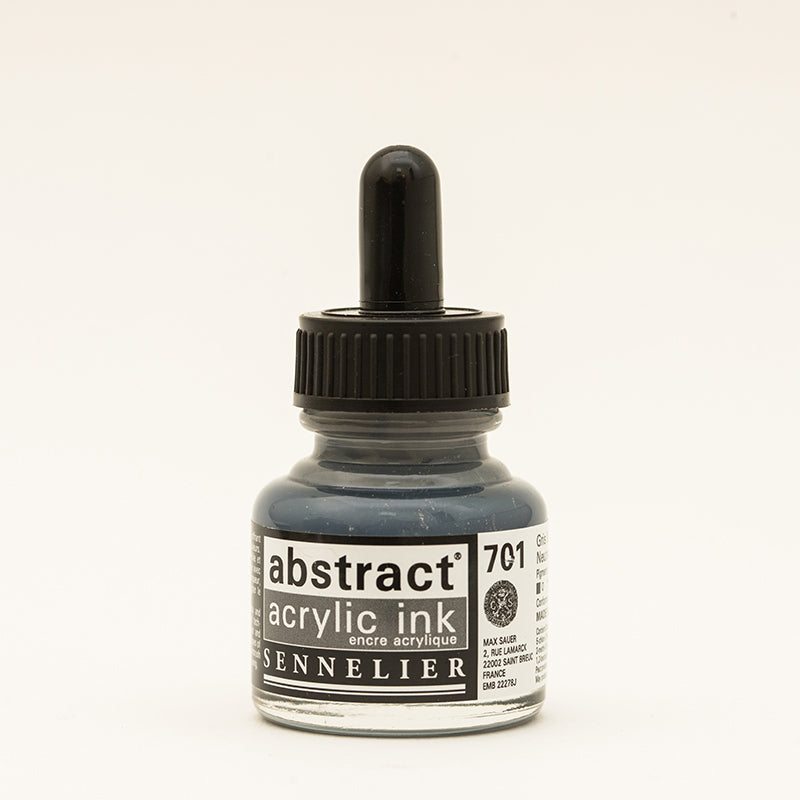 SENNELIER abstract Ink 30ml 701 Neutral Grey