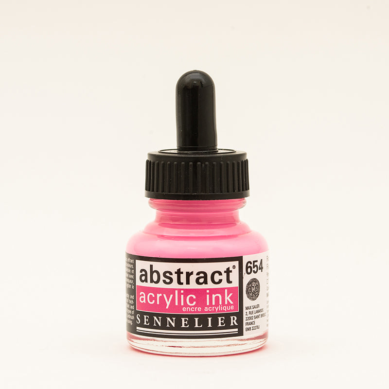 SENNELIER abstract Ink 30ml 654 Fluorescent Pink