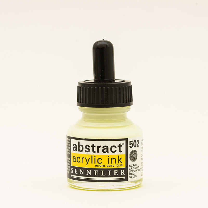 SENNELIER abstract Ink 30ml 502 Fluorescent Yellow
