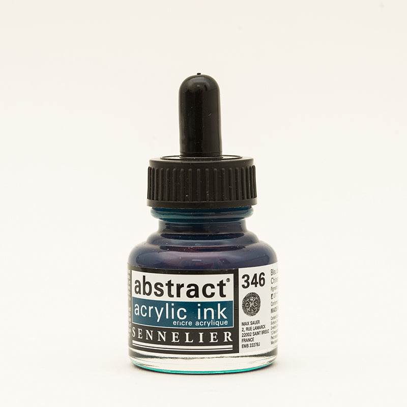 SENNELIER abstract Ink 30ml 346 Chinese Blue